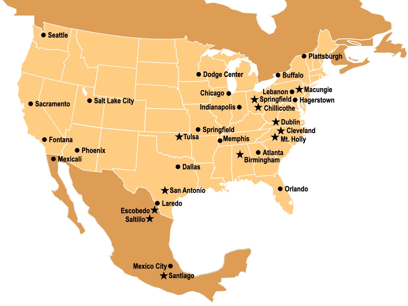 TruckMovers Hub Map